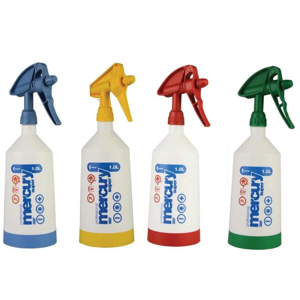 Bình xịt phun sương cầm tay Kwazar Mercury Super 360 Pro 1L - Vòi xịt double action
