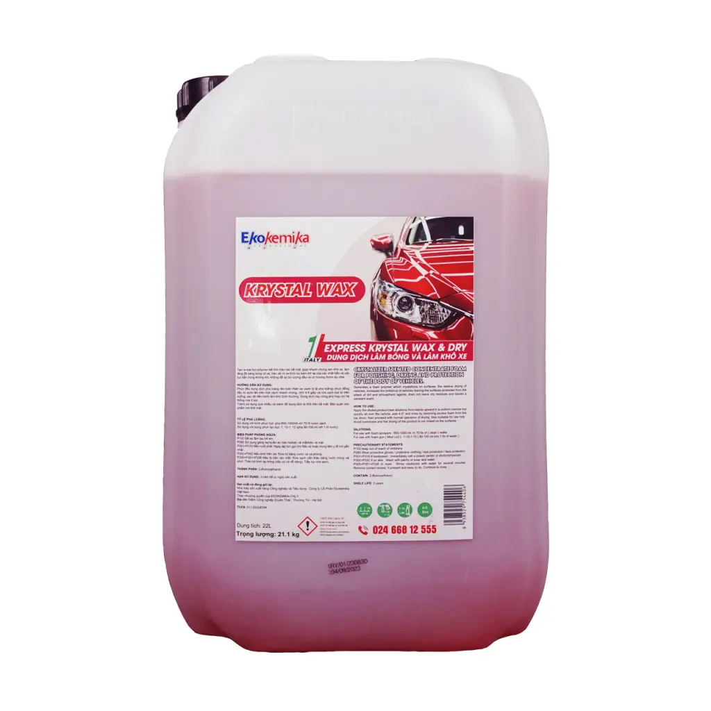 Dung dịch phủ bóng sơn xe Krystal Wax