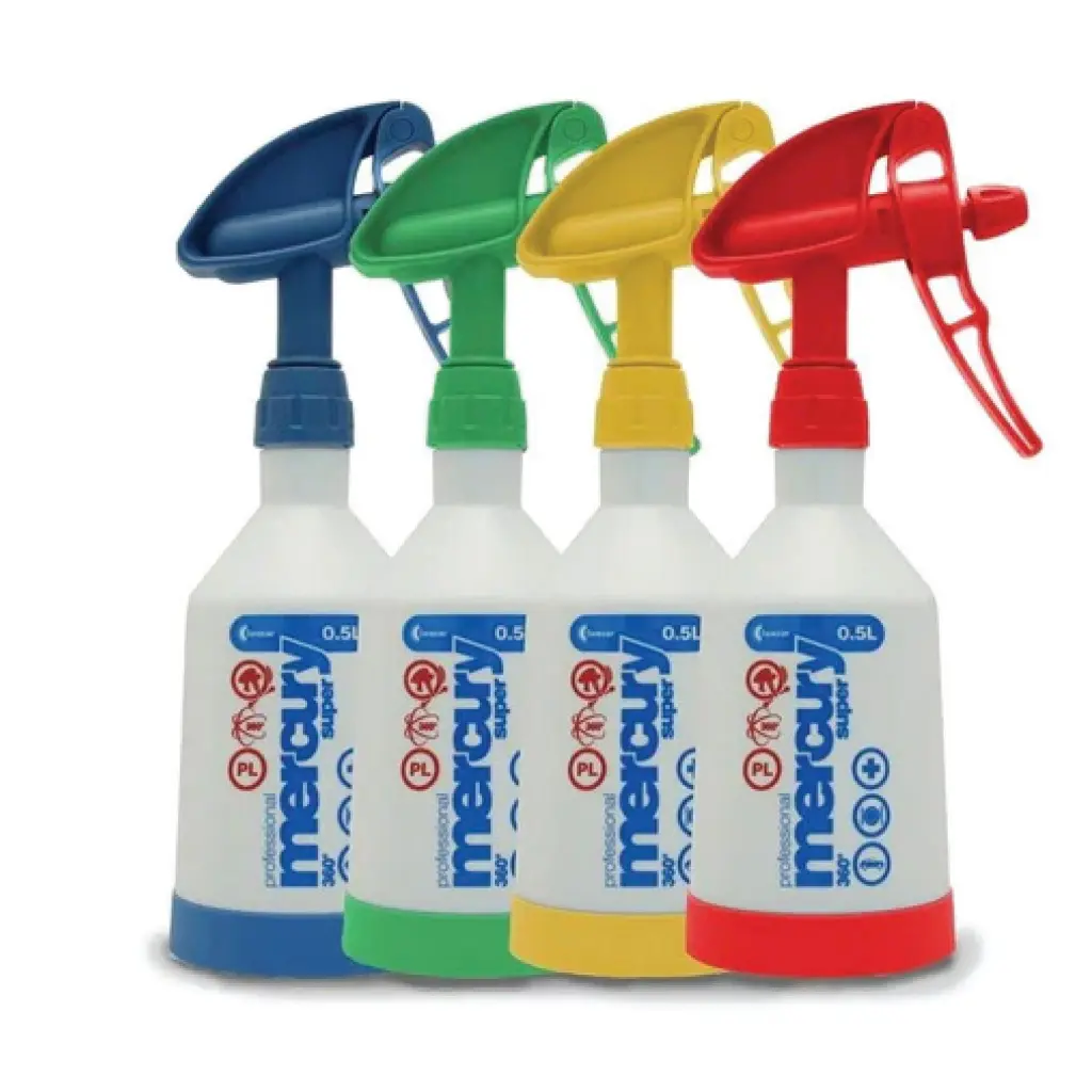 Bình xịt phun sương cầm tay Kwazar Mercury Super 360 Pro 0.5L - Vòi xịt double action