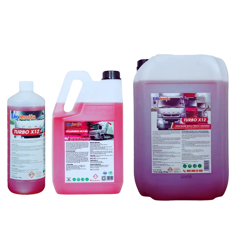 Dung dịch rửa xe không chạm cho xe tải và xe khách TURBO X12
