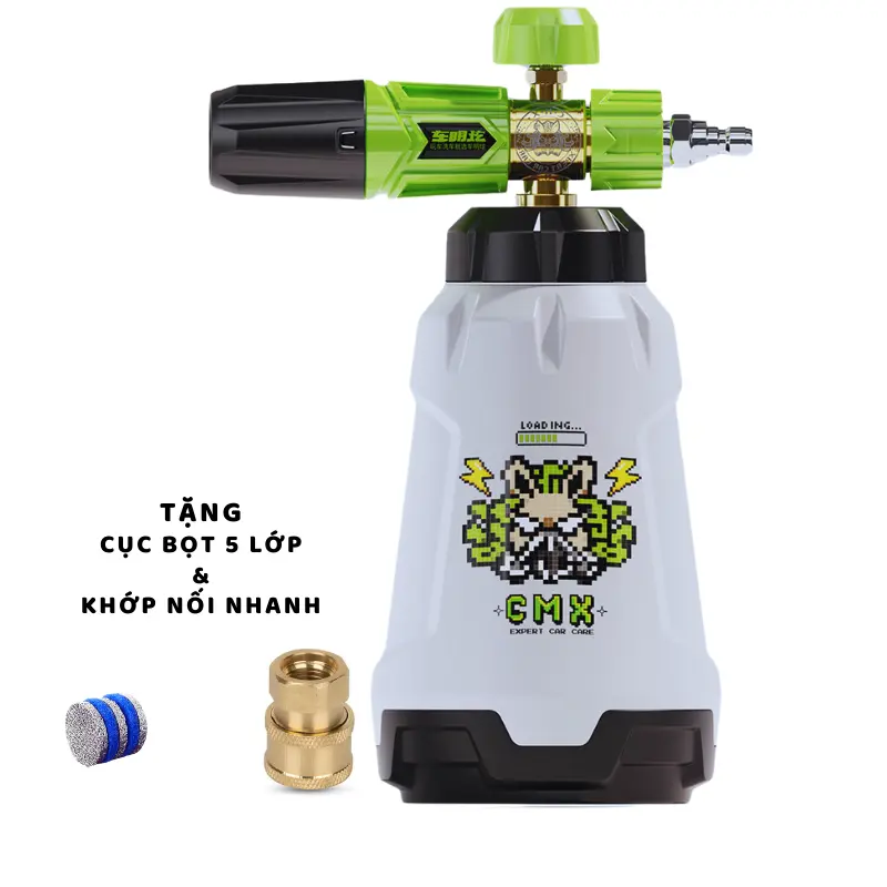 Bình Foam tạo bọt cao cấp cho máy rửa xe GMX